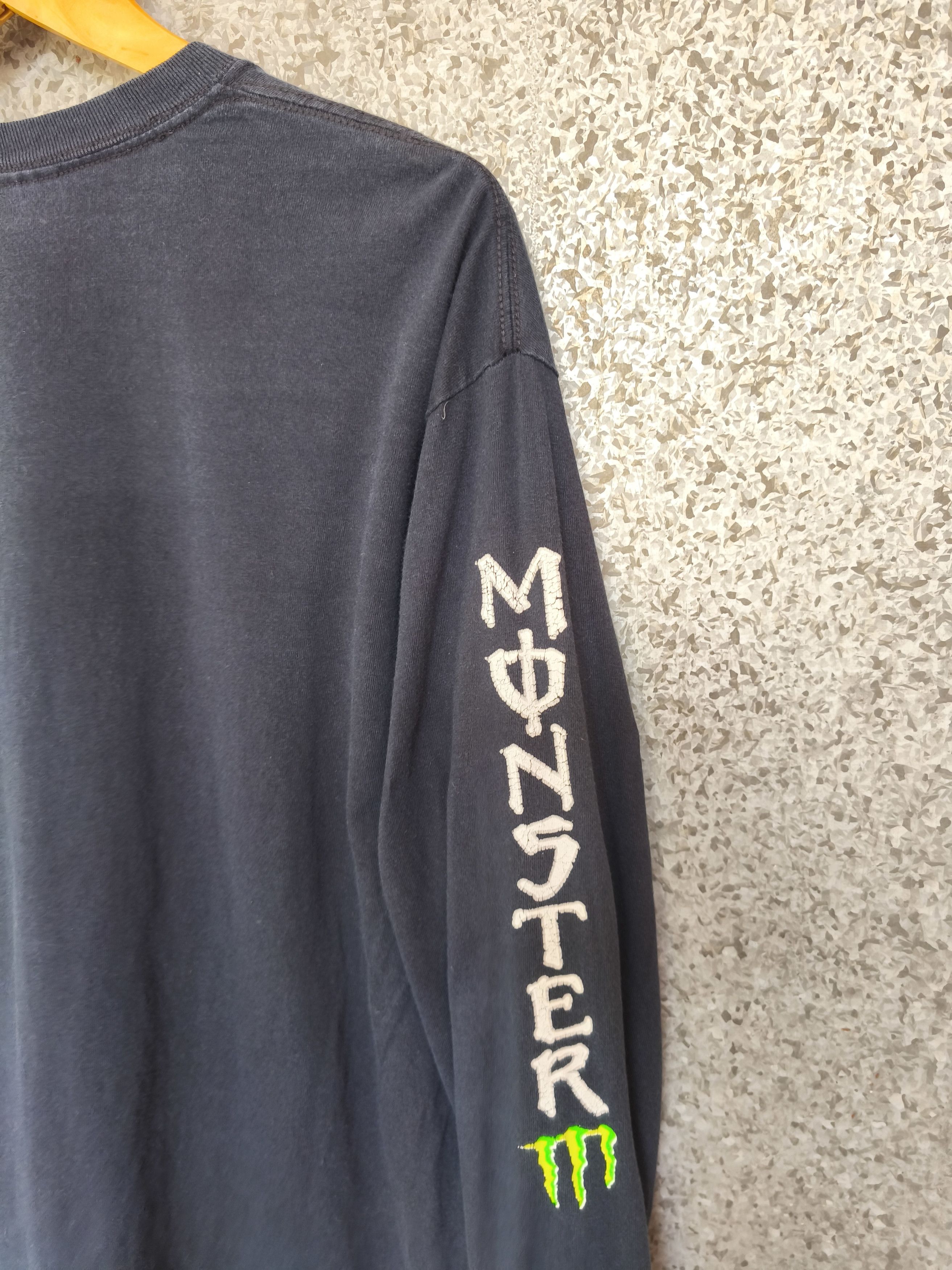 Vintage 🔥 Vintage y2k Monster Energy t shirt long sleeve FTP Size US L / EU 52-54 / 3 - 6 Thumbnail