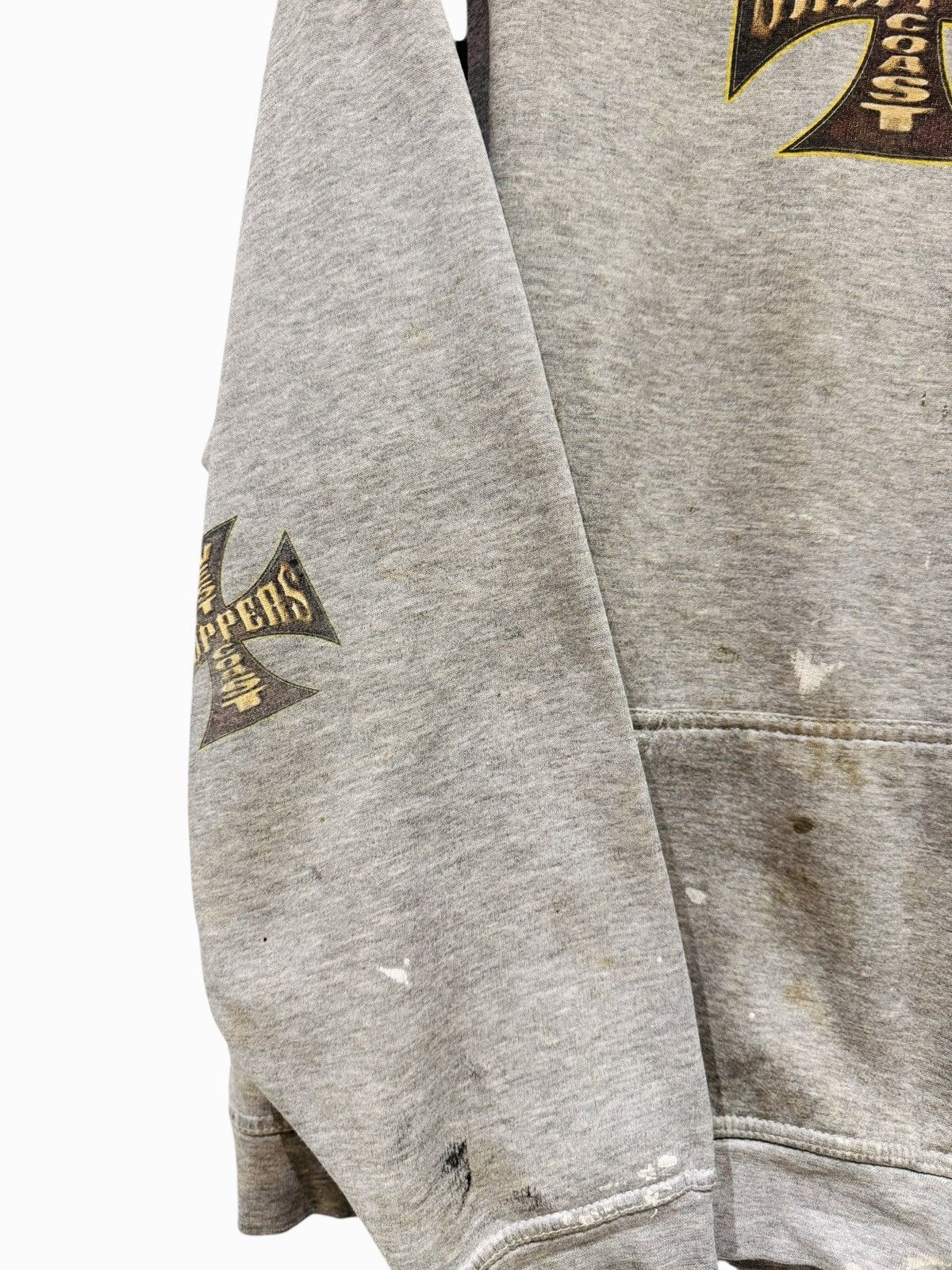 West Coast Choppers Thrashed and Faded West Coast Choppers Jesse Vintage Hoodie Size US XXL / EU 58 / 5 - 4 Thumbnail