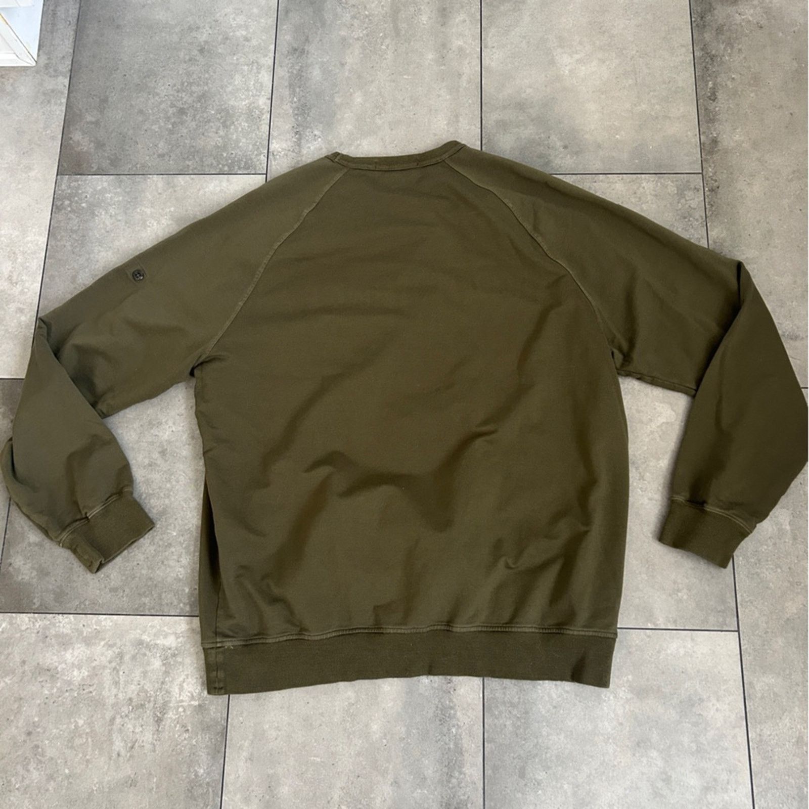 Stone Island Stone Island olive green pullover crew neck sweatshirt XL Size US XL / EU 56 / 4 - 2 Thumbnail