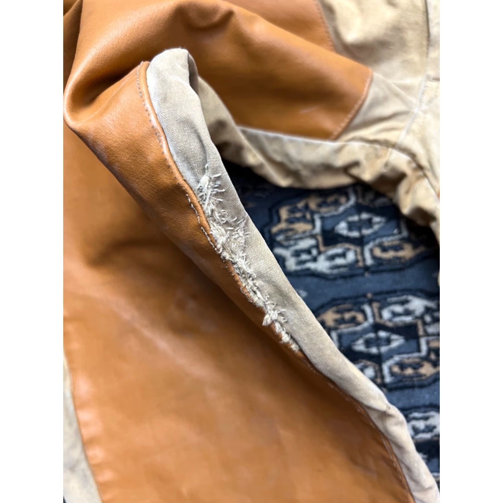 Vintage VINTAGE Duxbak Aero Rainproof Hunting Pants 36x28 Brown Cotton Flat Front Mens 1960s Size US 36 / EU 52 - 7 Thumbnail
