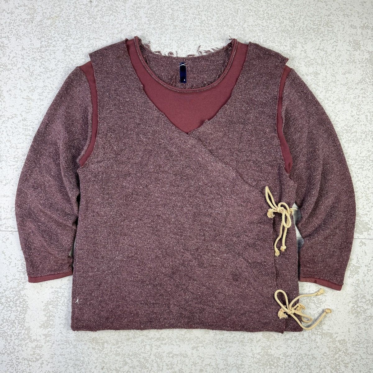 Japanese Brand × Sifury 💥Rare Japanese Brand SIFURY Maroon Strange Sweater Jumper Size US M / EU 48-50 / 2 - 2 Thumbnail