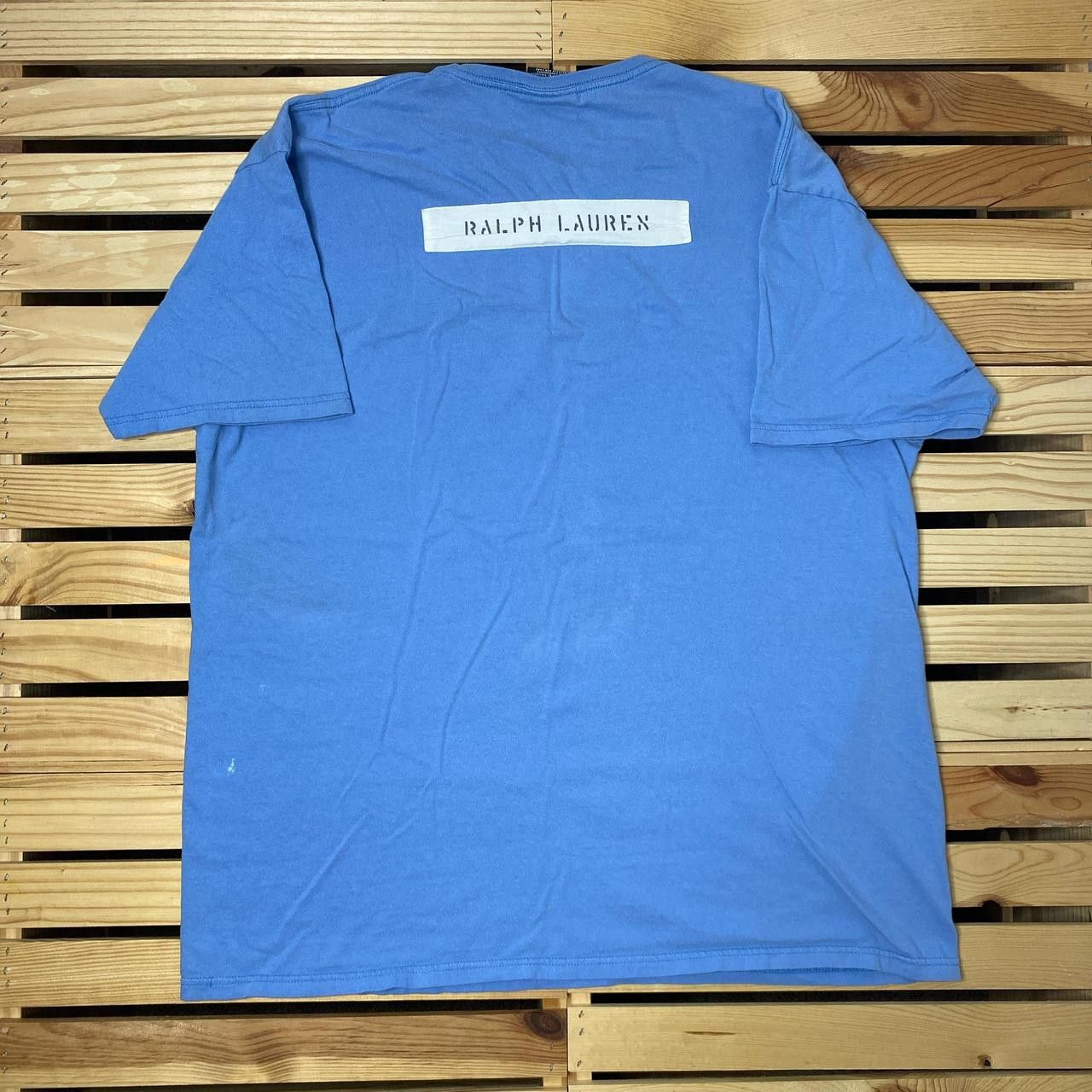 Polo Ralph Lauren Vintage Polo Jeans Co. Ralph Lauren Blue Tee Size Large Size US L / EU 52-54 / 3 - 2 Thumbnail
