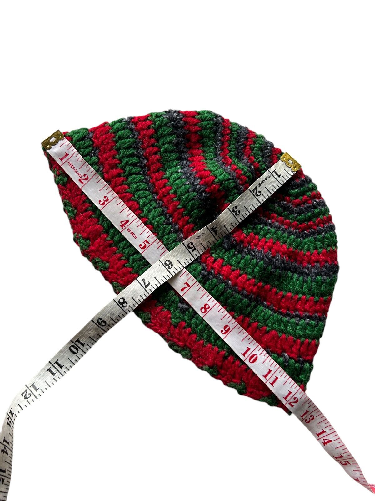 Japanese Brand × Kapital × Vintage Crochet Knitted handmade Rare Beanie Hats☠️☠️ Size ONE SIZE - 5 Thumbnail