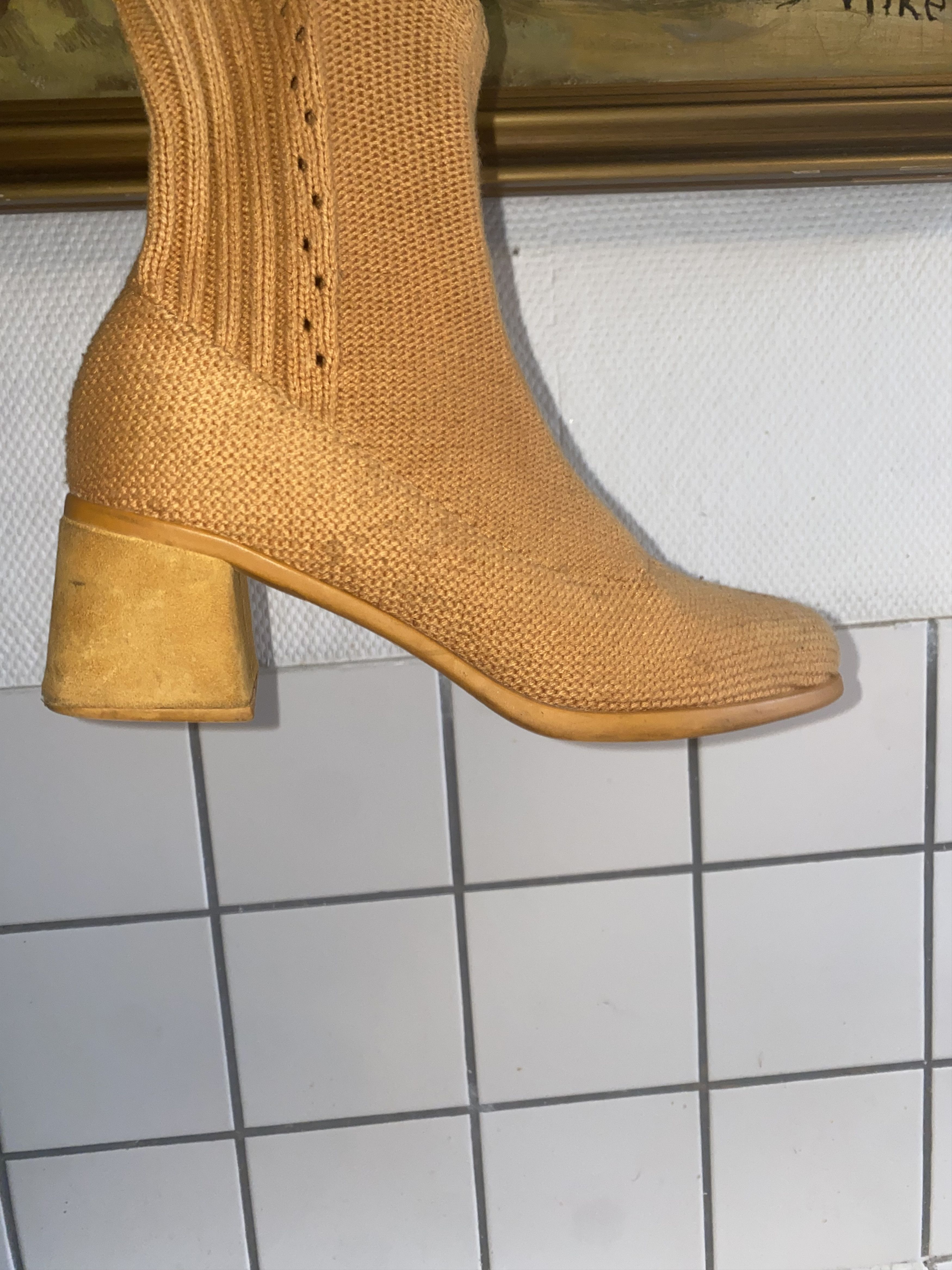 Eckhaus Latta Eckhaus Latta x Camper Ankle Booties Karolina Knit Heel Size US 8 / IT 38 - 2 Thumbnail