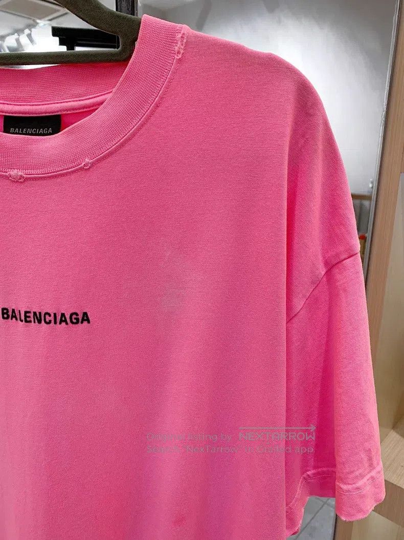 Balenciaga Balenciaga Pink short sleeve T-shirt Size US L / EU 52-54 / 3 - 4 Thumbnail