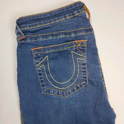 True Religion True Religion Women’s Size 33 Pants Blue Becca Jeans Size 33" - 4 Thumbnail