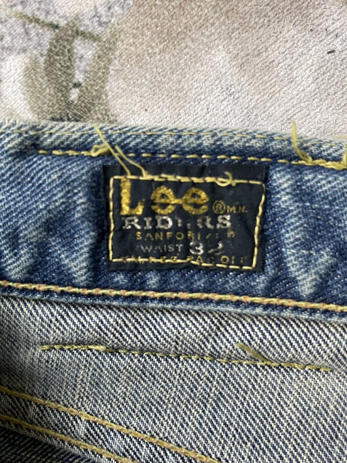 Lee Vintage Lee Riders Selvedge Faded Talon Zipper Size US 32 / EU 48 - 18 Thumbnail