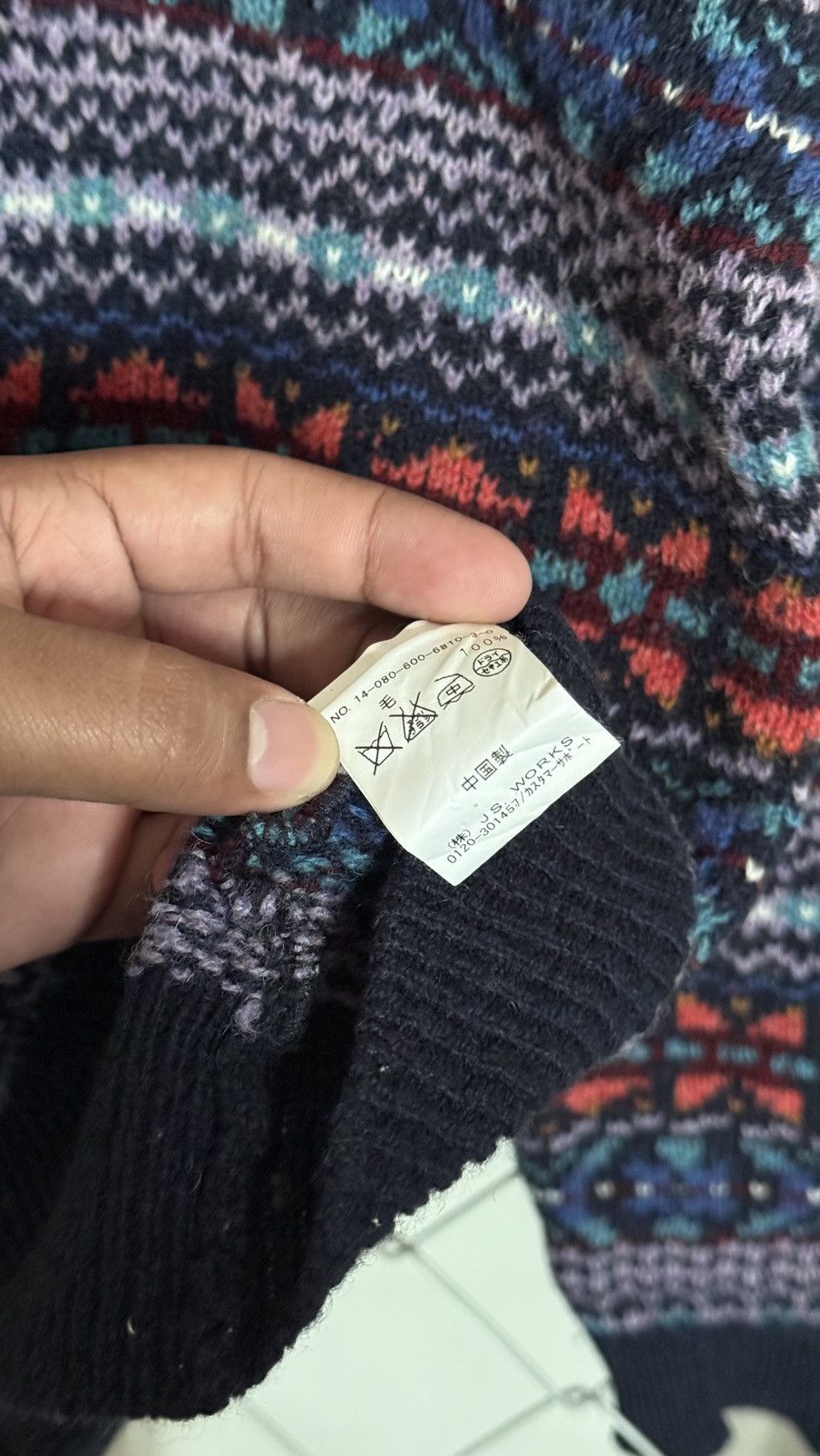 Journal Standard END. x Journal Standard Fair Isle Wool Knit Sweater Size US L / EU 52-54 / 3 - 10 Thumbnail