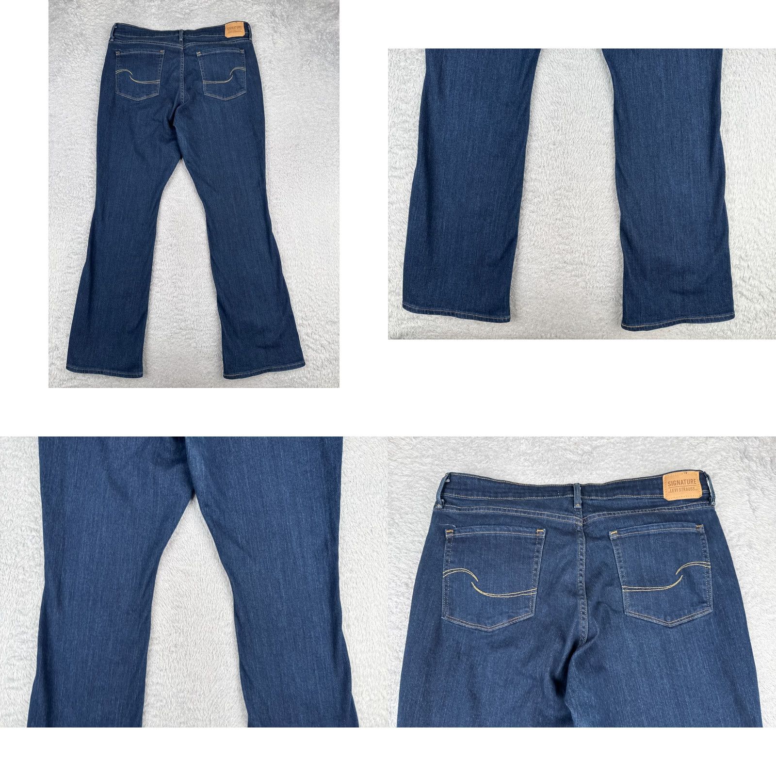 Levi's Levi's 500 Jeans Women Regular Bootcut Mid Rise 33x32 Denim Cotton Blue 16 Comfortable Pockets Distressed Solid Vintage No N/A Size 38" / US 16 / IT 52 - 11 Thumbnail