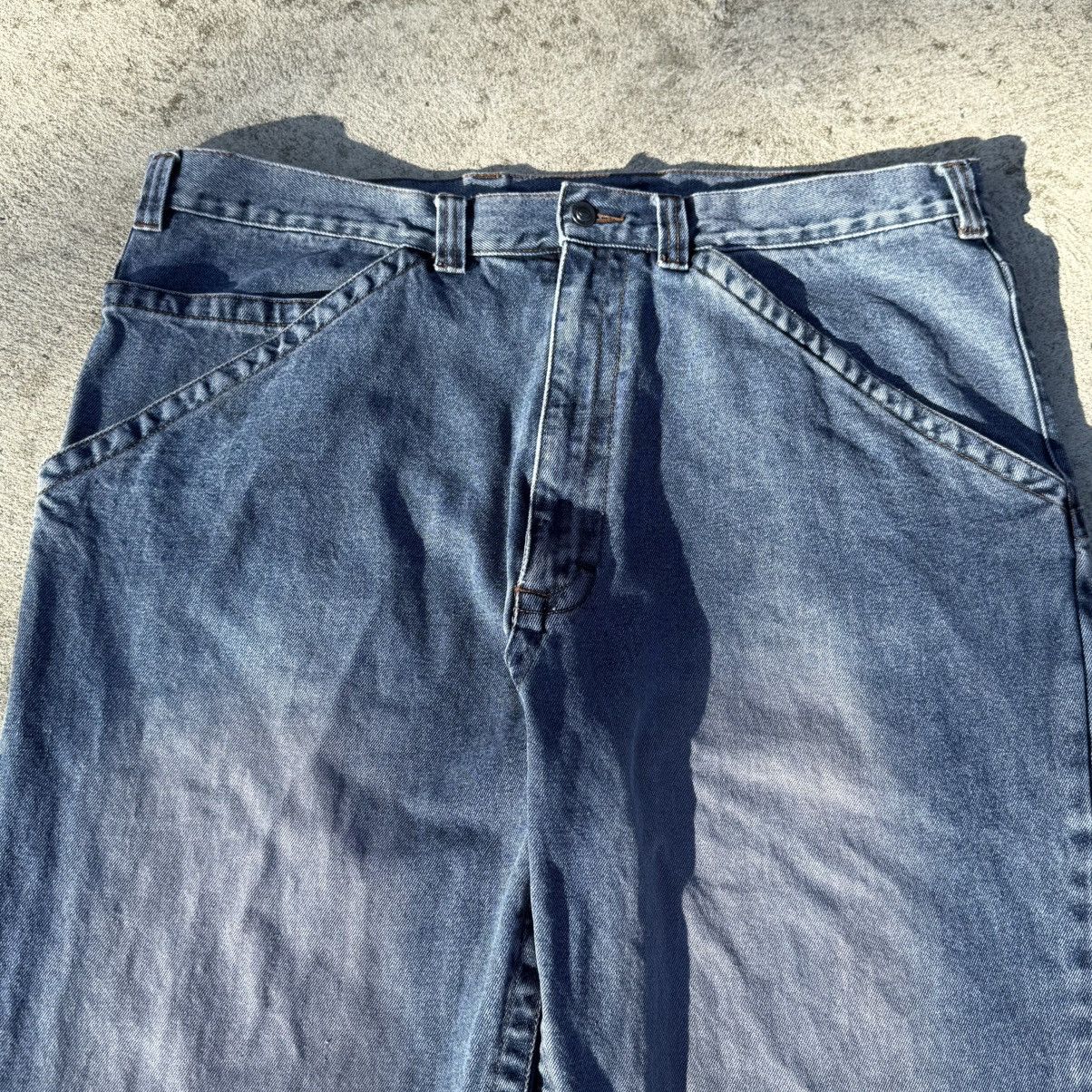 JNCO × Vintage Vintage Y2K DRILL Clothing Carpenter Baggy Jeans Jnco Style Size US 44 / EU 60 - 6 Thumbnail