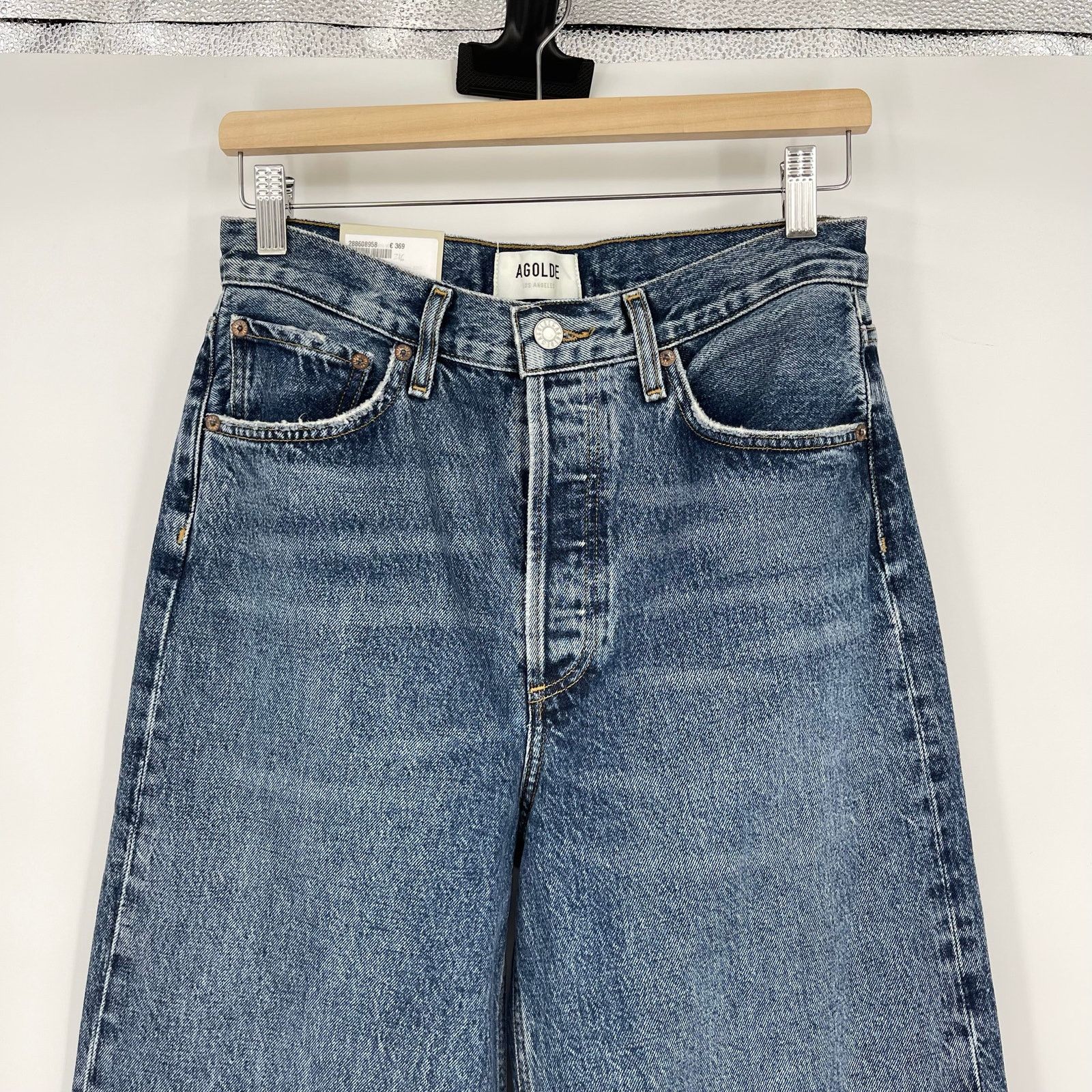 Agolde AGOLDE | NWT Dame High Rise Wide Leg Cuffed Jeans Control 26 Size 26" / US 2 / IT 38 - 6 Thumbnail