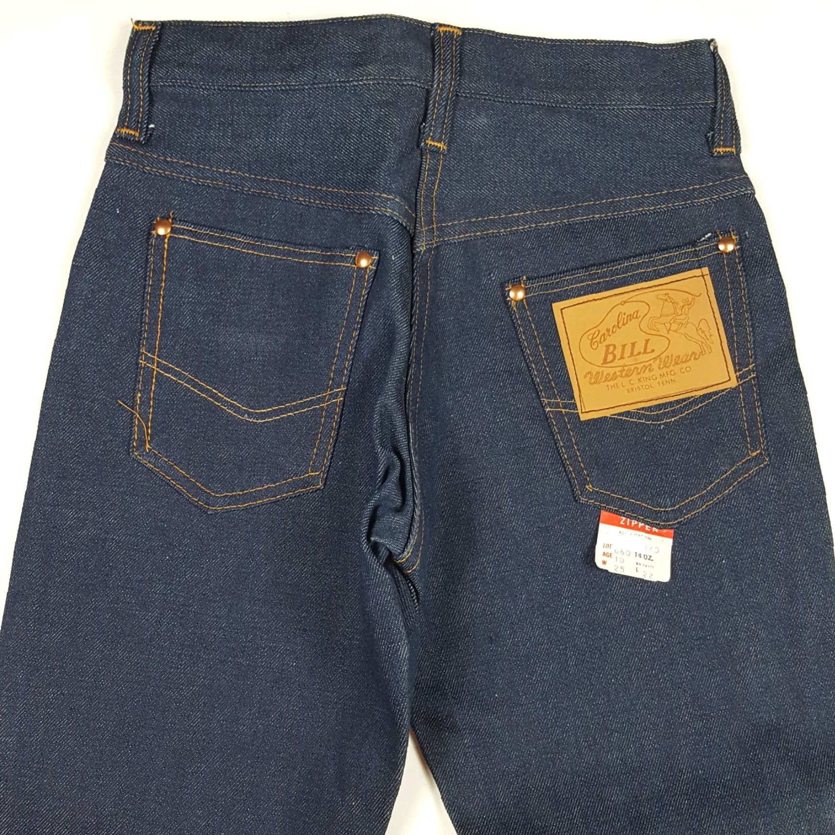 J Brand VINTAGE Pointer Brand Denim Jeans Bootcut Women 25x23 Brand Jeans Denim Blue 80s 70s Western Workwear Womens Jeans Bootscut Pocketed Size 42" / US 20 - 6 Thumbnail