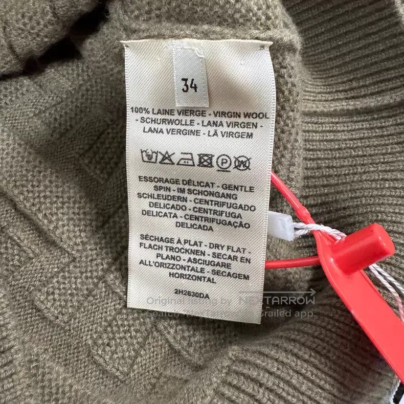 Hermes Hermes Wool Embossed H Logo Knit Sweater Size XXS / US 00 / IT 34 - 7 Thumbnail