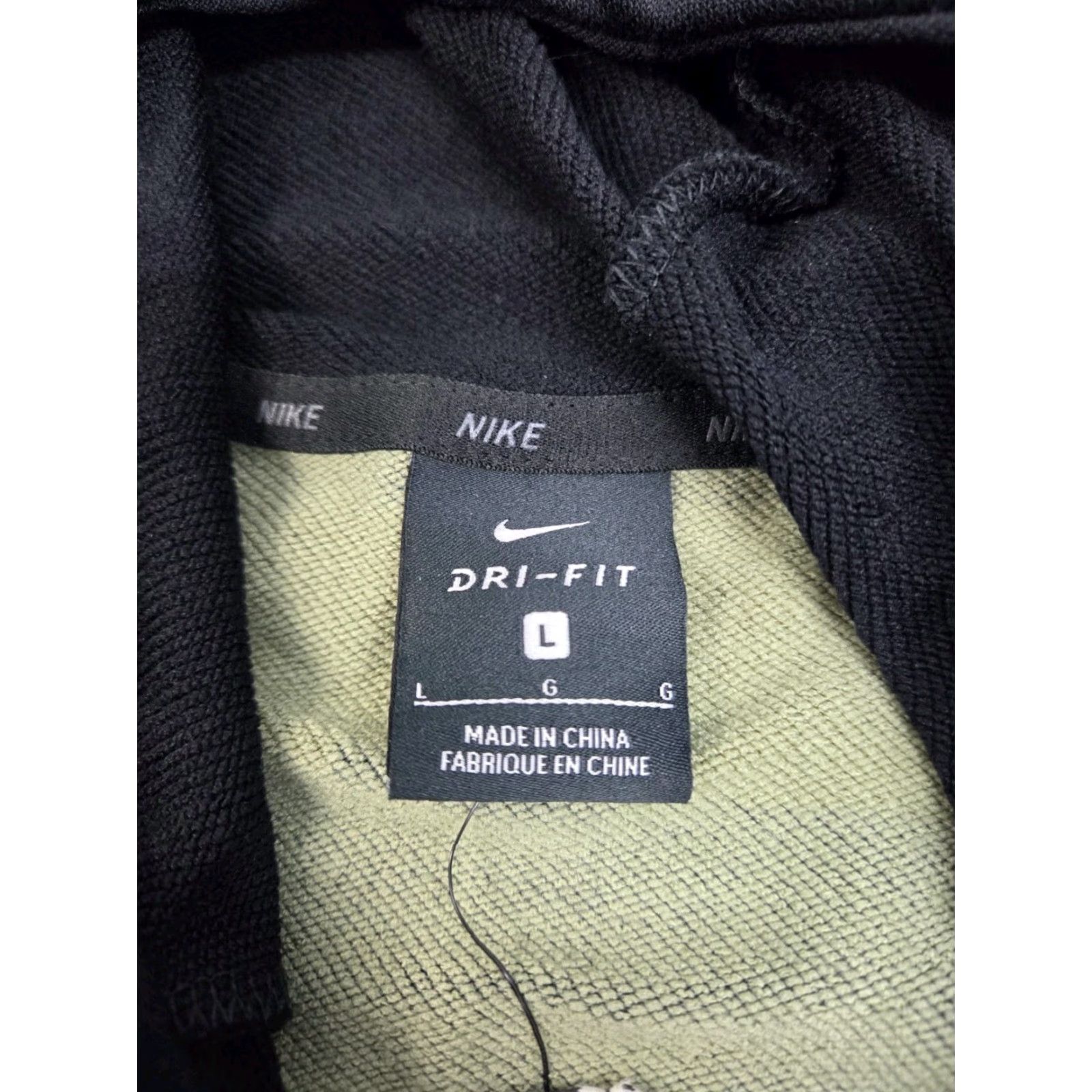 Nike Nike Dri-Fit Long Sleeve Hoodie Mens Black/Green Camo Pullover L Size US L / EU 52-54 / 3 - 3 Thumbnail