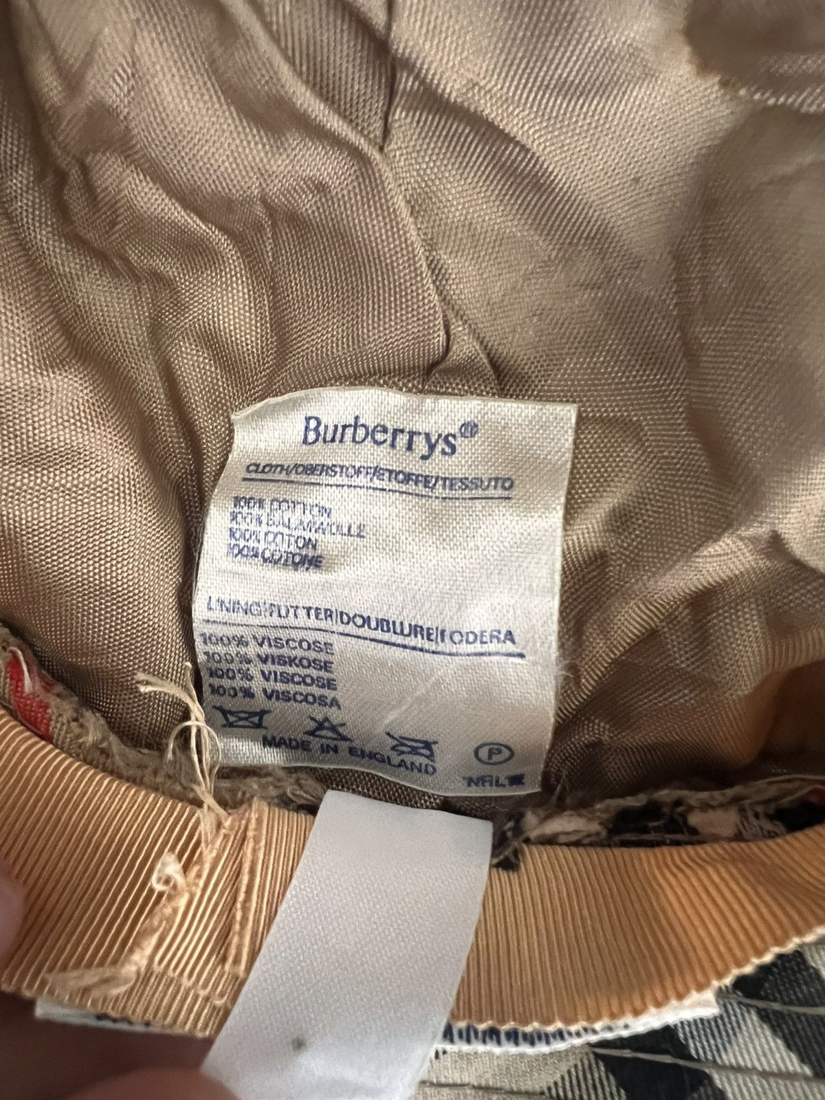 Burberry × Designer vintage Burberry hat Size ONE SIZE - 5 Thumbnail