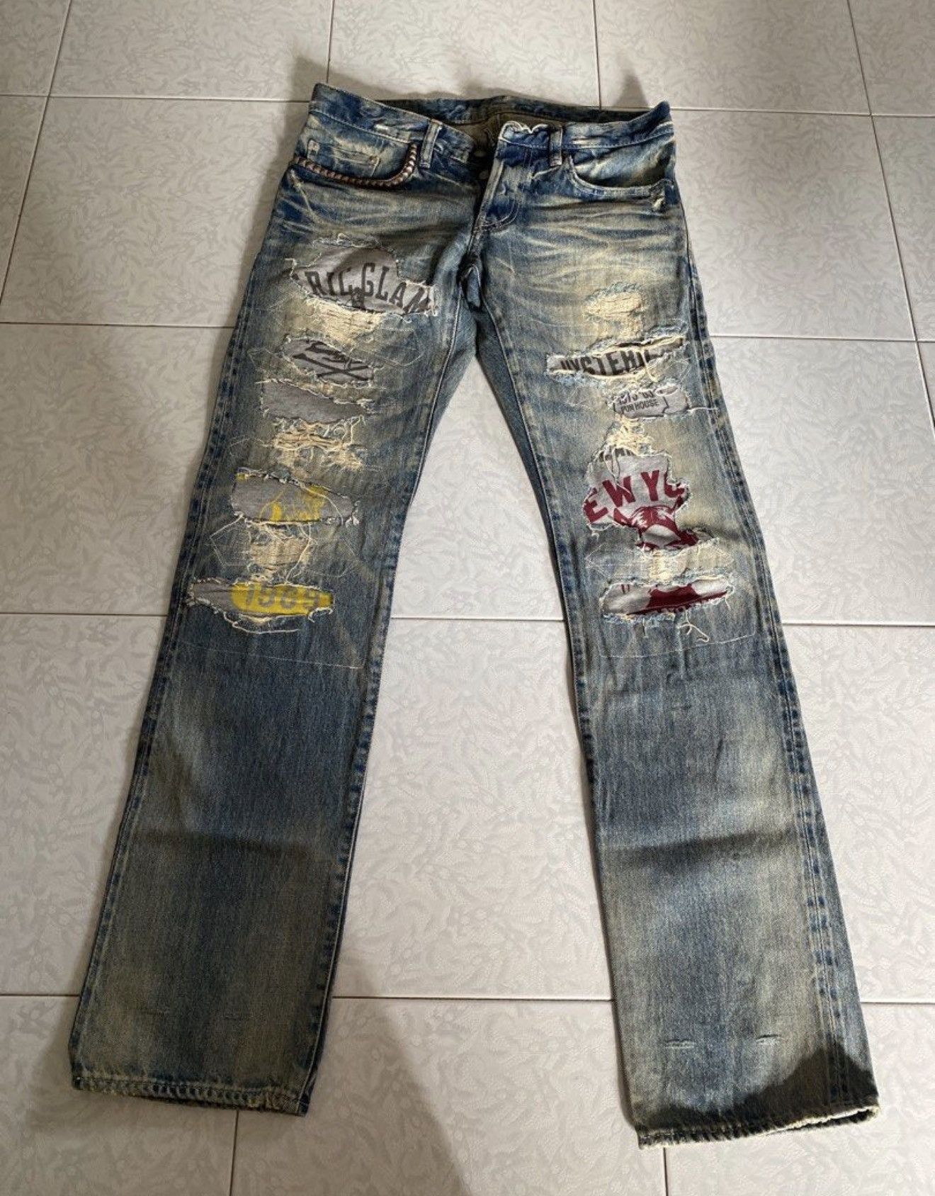 Hysteric Glamour hysteric glamour straight leg jeans Size US 30 / EU 46 - 1 Thumbnail