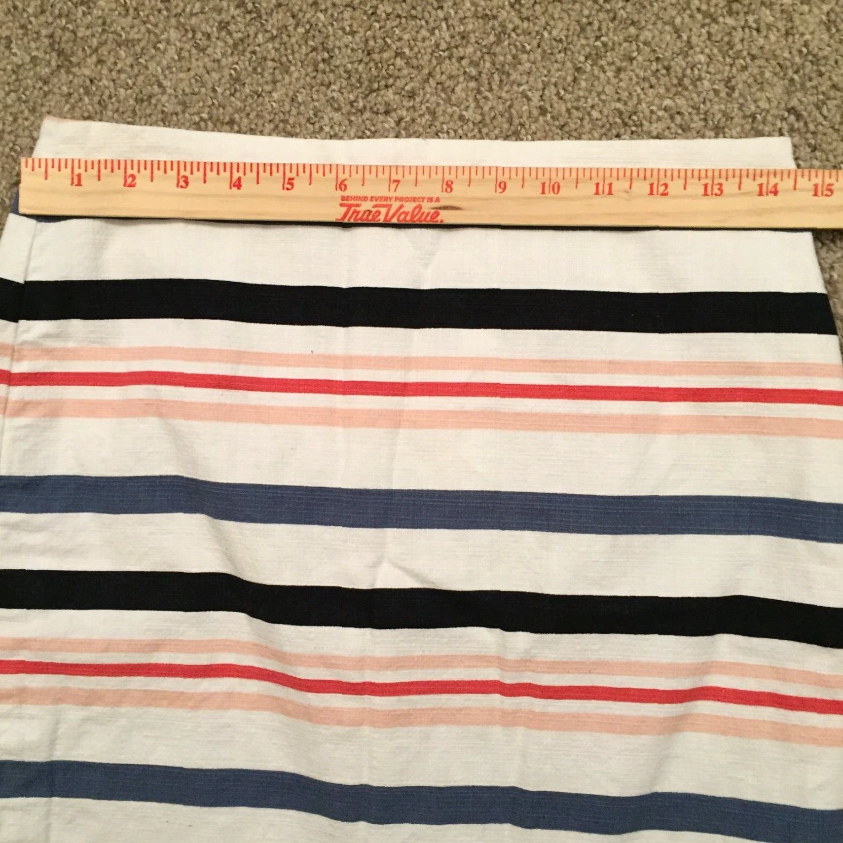 Ann Taylor Ann Taylor Skirt Pencil Size 4 Striped Lined Multicolor Knee Length Women Regular Zip Casual, Cotton Blend, Cadence Not applicable Size 27" / US 4 / IT 40 - 3 Thumbnail