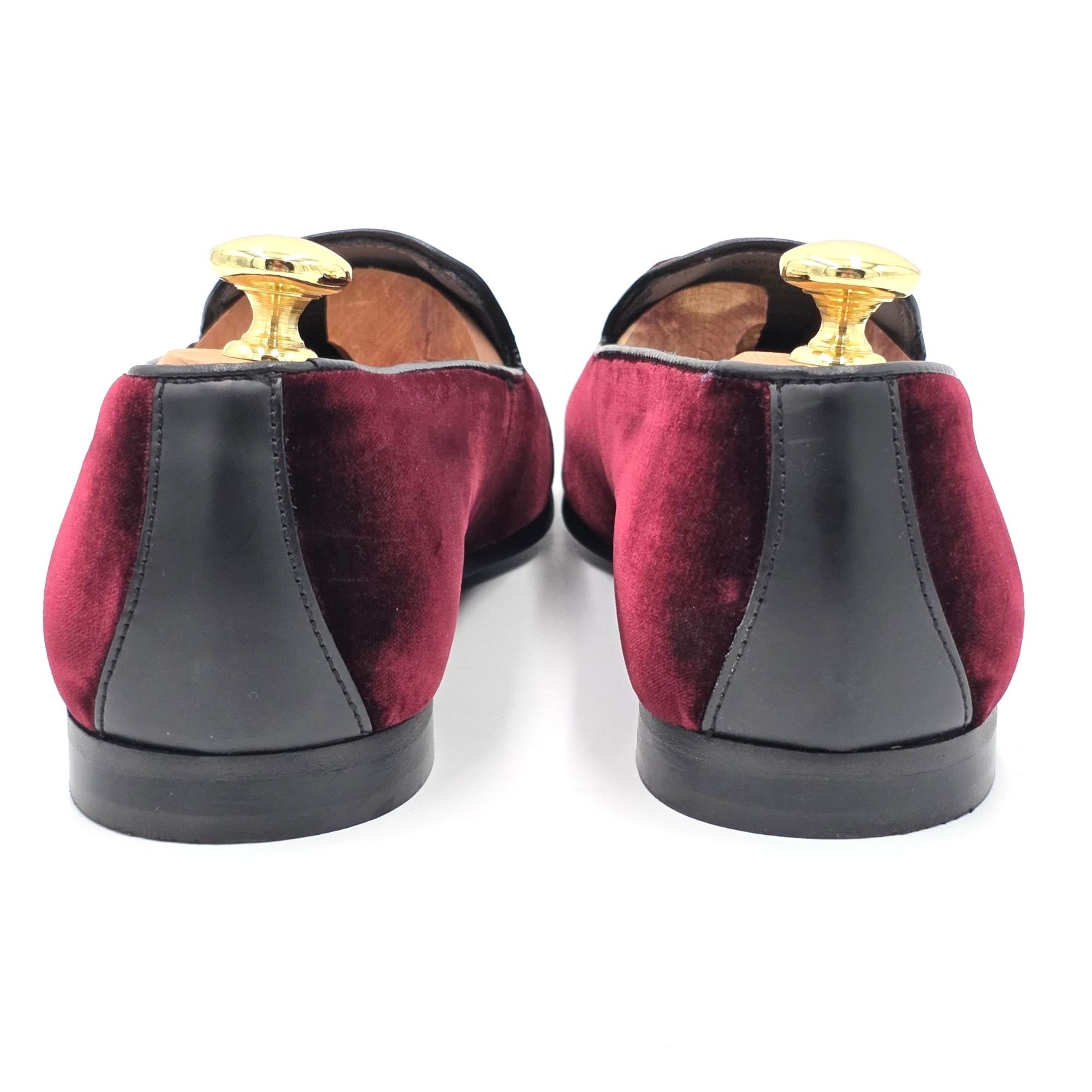 To Boot New York Italy To Boot Adam Derrick Mens 8M Garnet Red Velvet Dress S Size US 8 / EU 41 - 3 Thumbnail