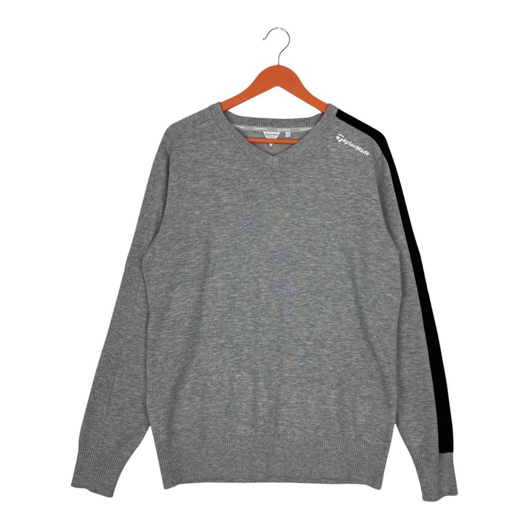 TaylorMade Vintage TaylorMade Pullover V-Neck Jumper Sweatshirt Size US L / EU 52-54 / 3 - 1 Thumbnail