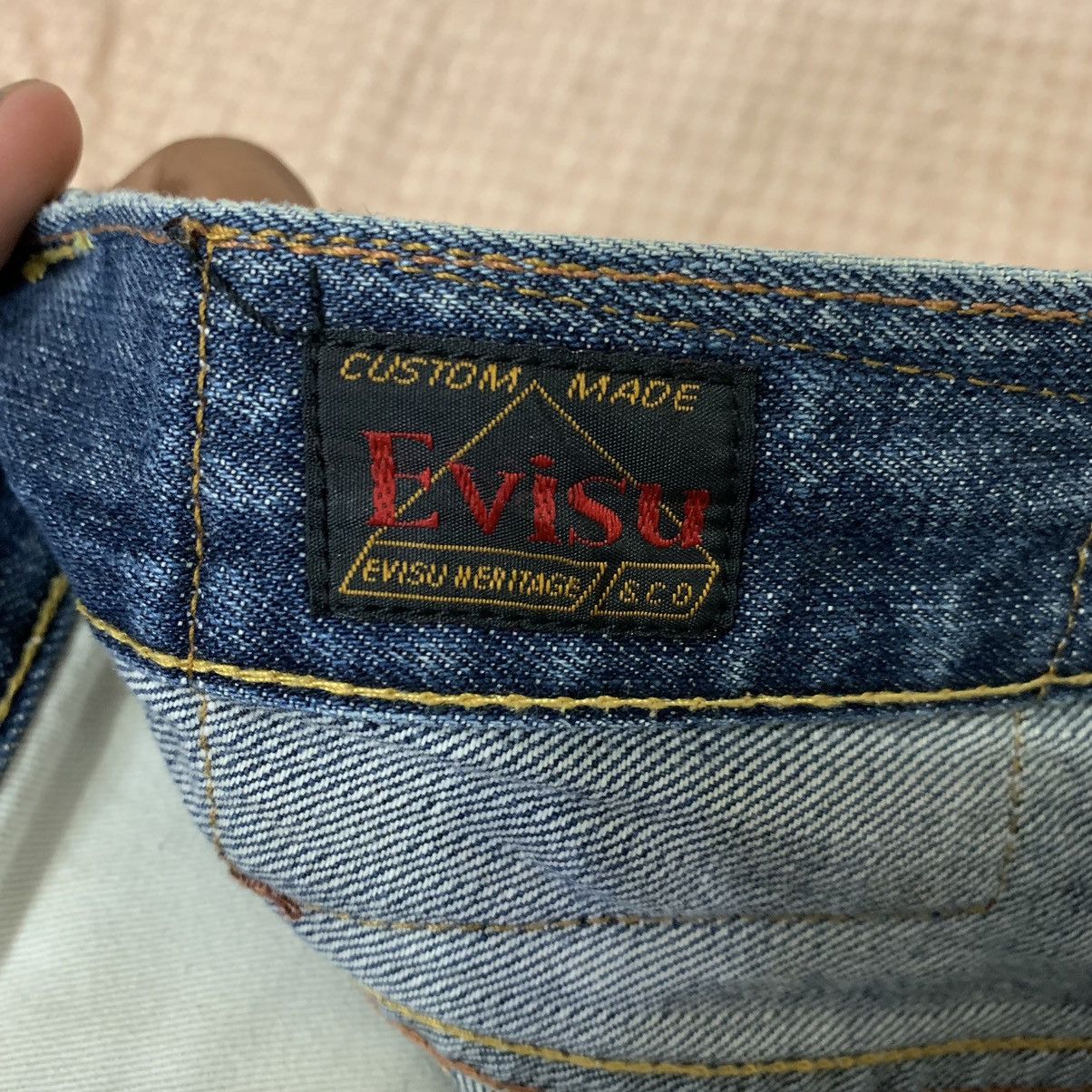 Evisu Rare Vintage Evisu Purple Daicock Selvedge Jorts Pants Size US 32 / EU 48 - 9 Thumbnail