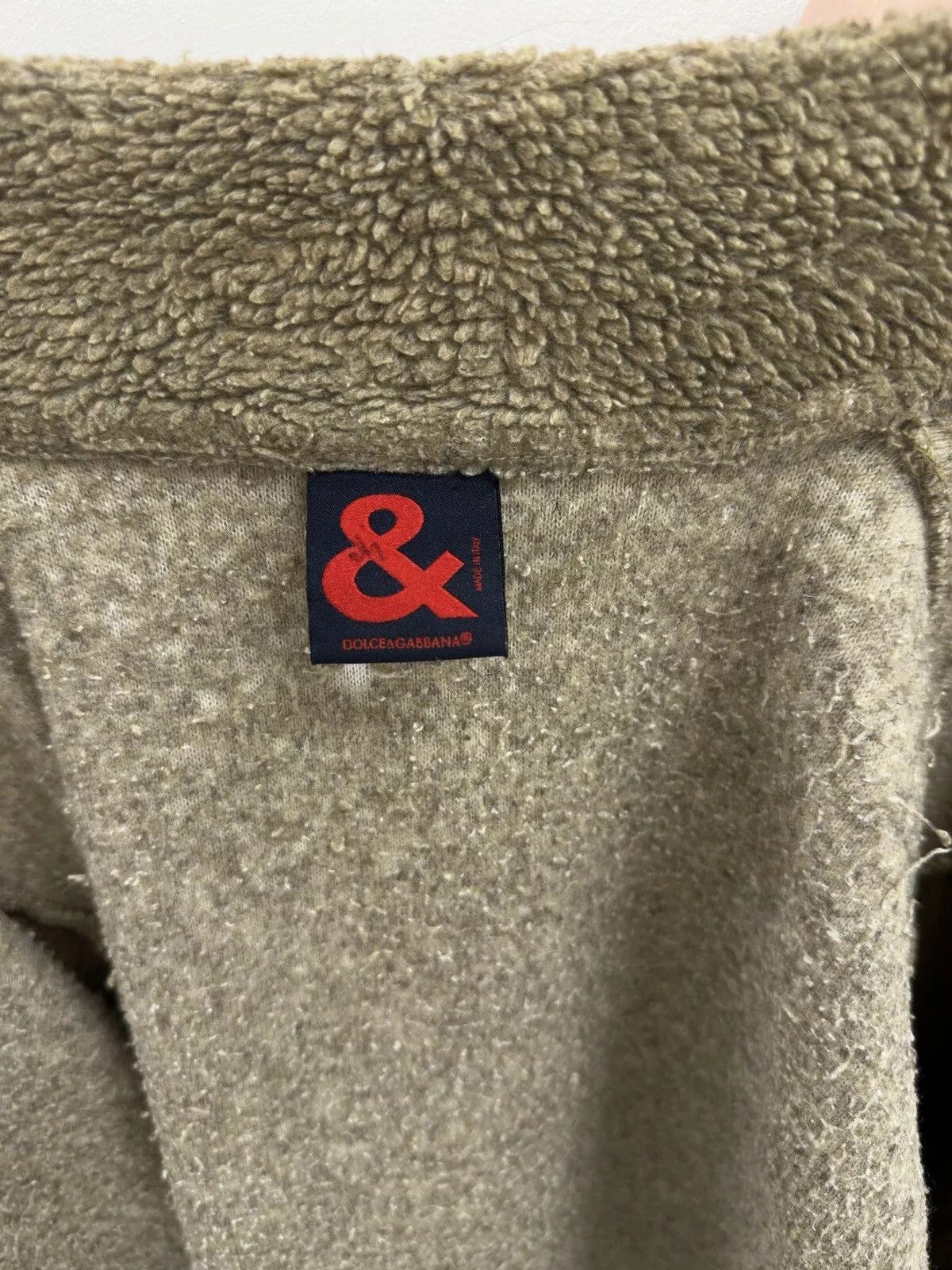 Dolce & Gabbana × Vintage VINTAGE 2000s DOLCE GABBANA DG WOMENS FLEECE SWEATER ZIP Size M / US 6-8 / IT 42-44 - 17 Thumbnail