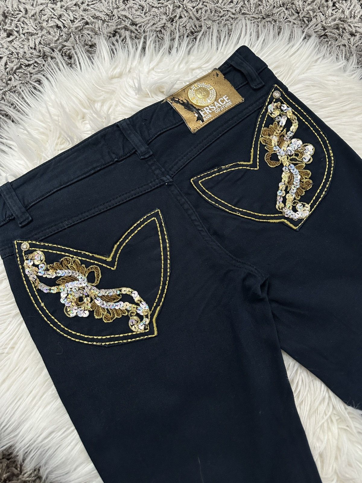 Versace Jeans Couture Versace pants vintage for women Size 26" / US 2 / IT 38 - 7 Thumbnail