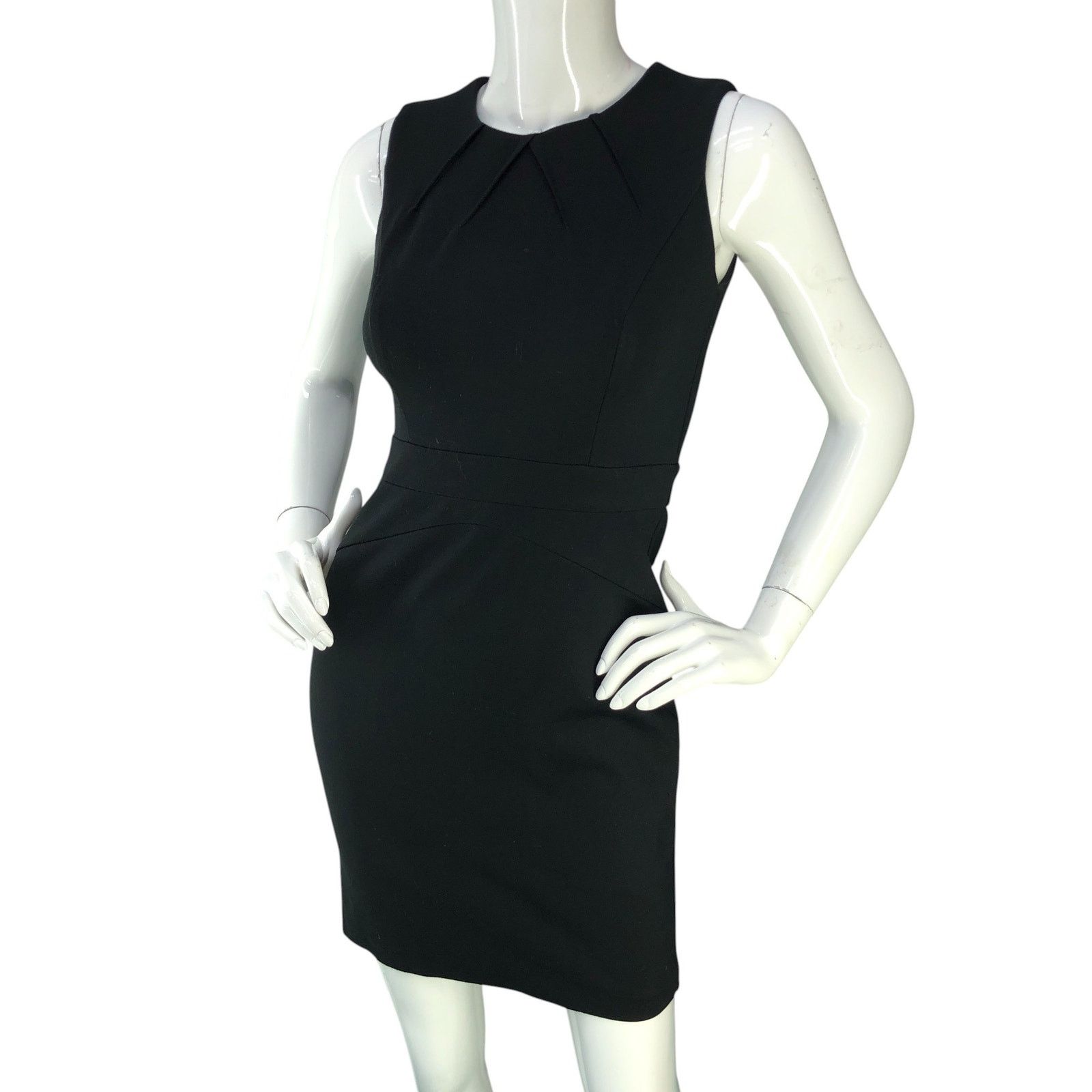 Loft Loft Womens Size 0P Dress Sheath Little Black Sleeveless LBD | Grailed