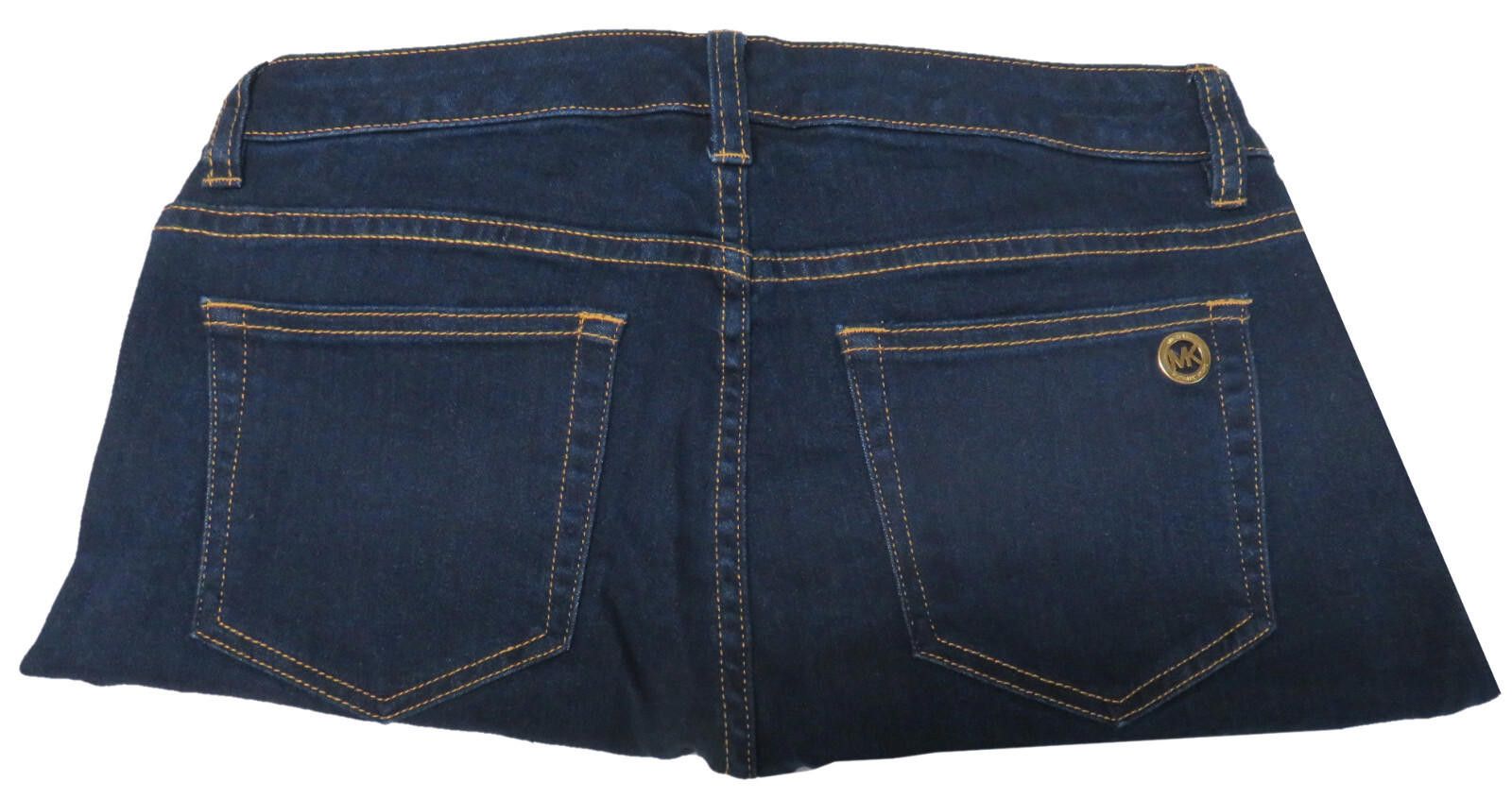 Michael Kors Michael Kors Womens Skinny Denim Jeans Overdyed Indigo 6 NWT Size 28" / US 6 / IT 42 - 2 Thumbnail
