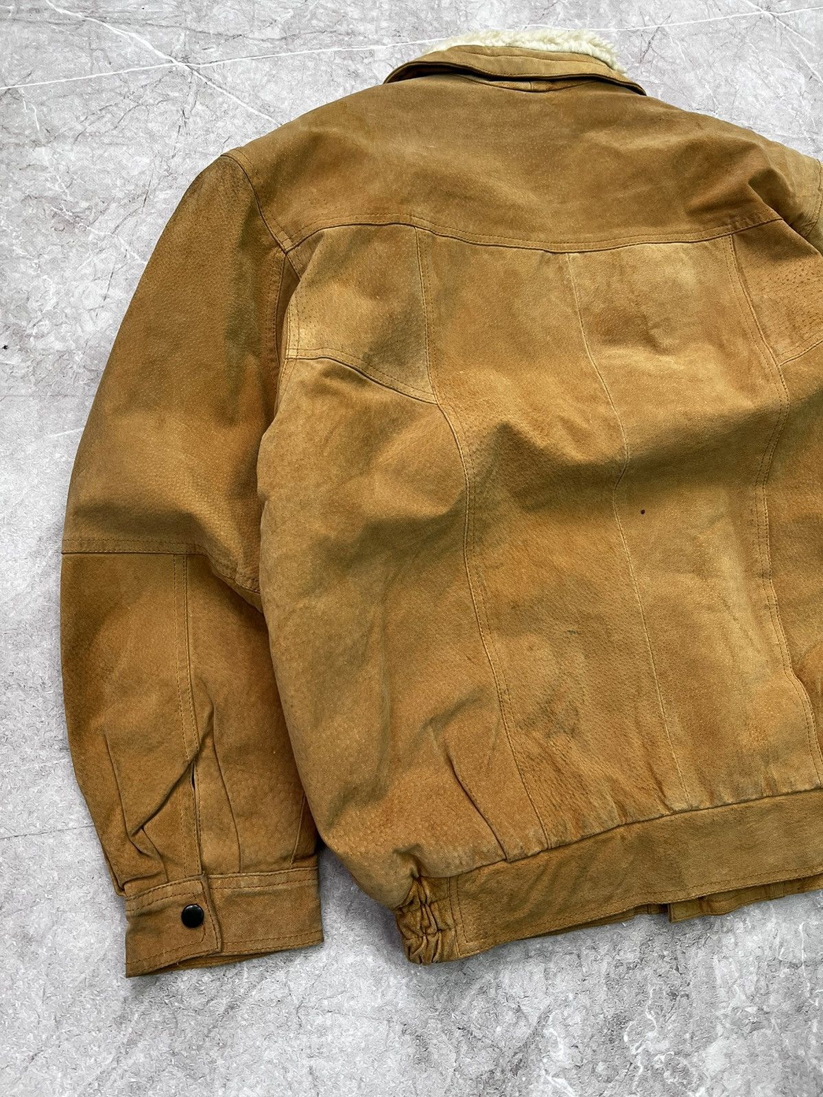 Leather × Vintage Vintage Suede Fringe Cowboy Western Leather Jacket Hype Rare Size US M / EU 48-50 / 2 - 10 Thumbnail