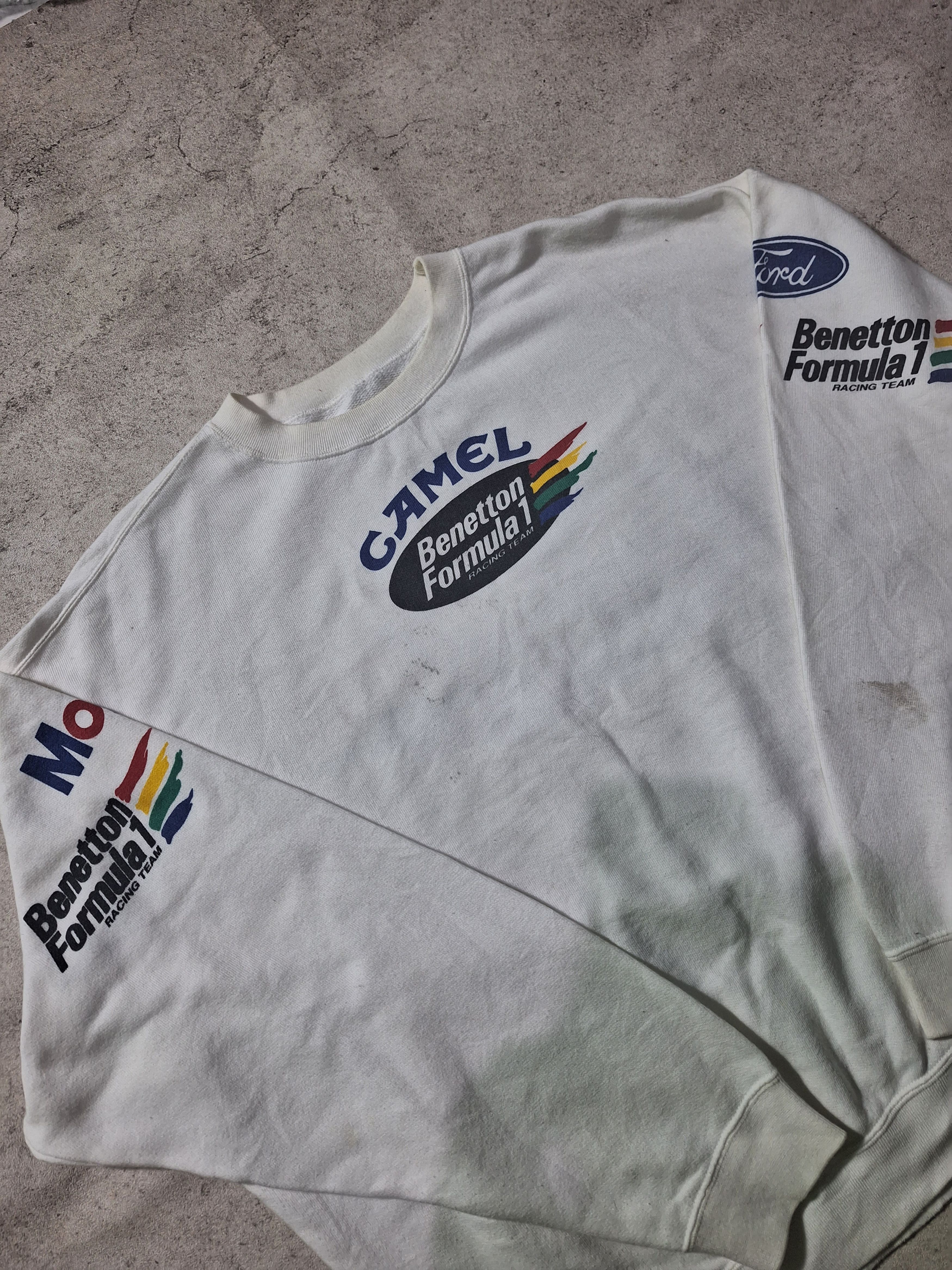 Benetton Benetton Sweartshirt Formula 1 Size US XL / EU 56 / 4 - 2 Thumbnail