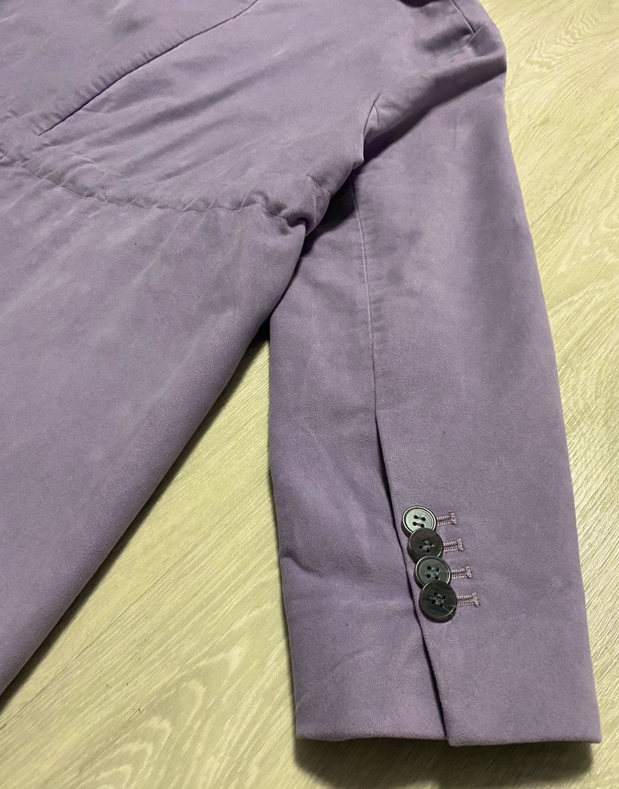Acne Studios Women’s Oversized Single-breasted Cotton Blazer Light Purple Size ONE SIZE - 24 Thumbnail