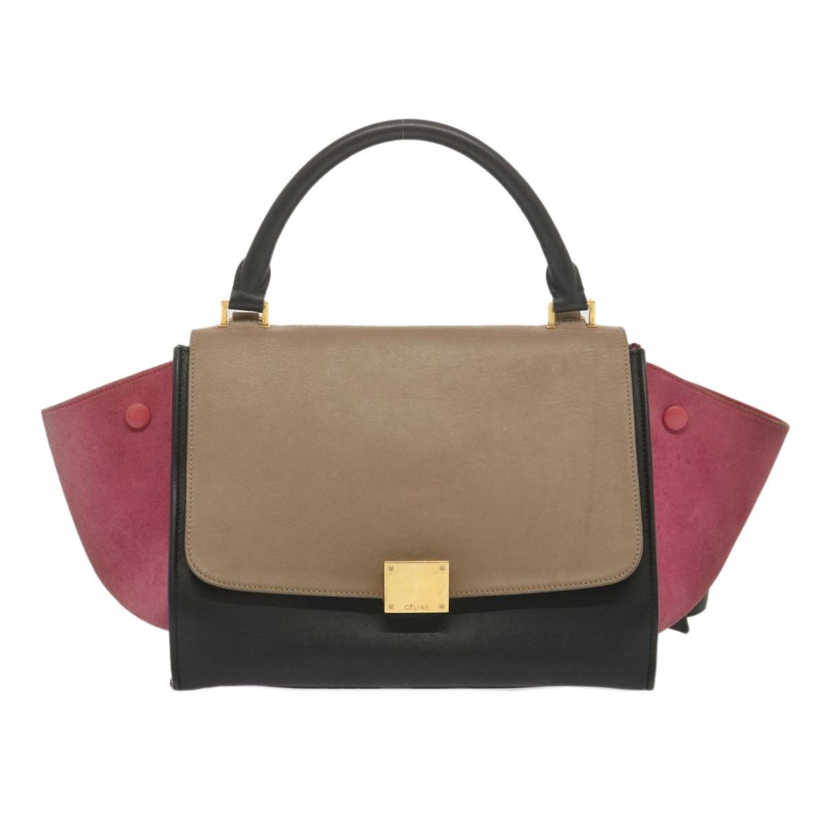 Celine Celine Trapeze Bag Leather with Suede Size ONE SIZE - 1 Thumbnail