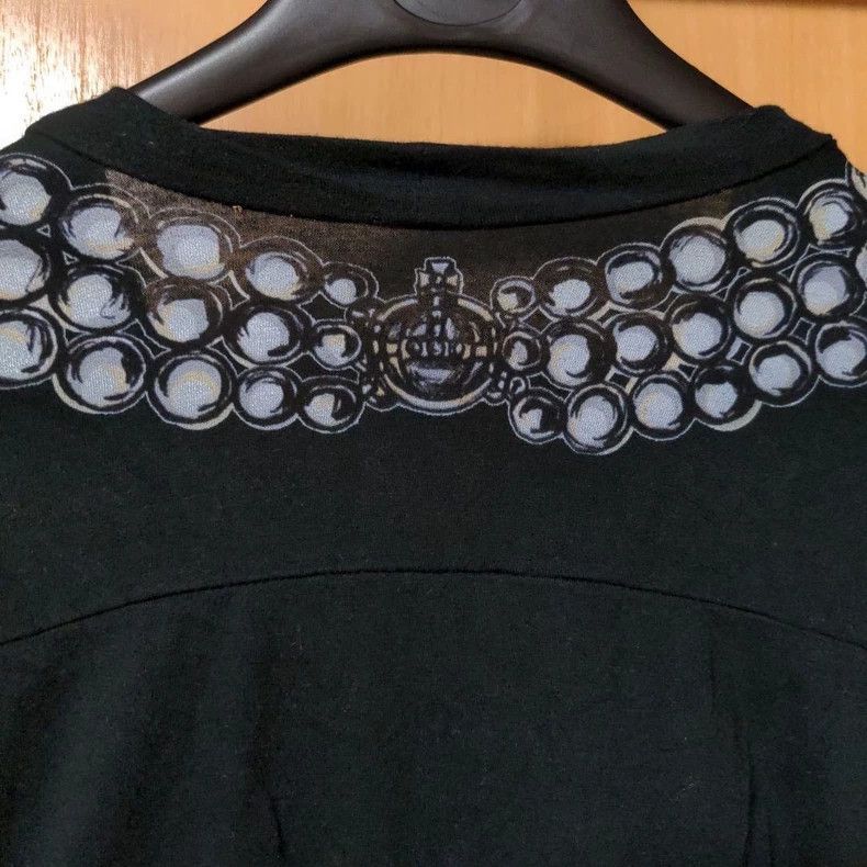Vivienne Westwood Vivienne Westwood Saturn pearl necklace printed top Size M / US 6-8 / IT 42-44 - 5 Thumbnail