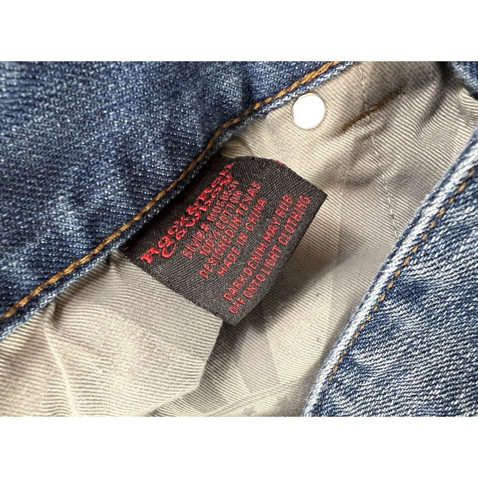 Doublet Rock & Roll Cowboy Jeans, Denim, Blue, Straight, Relaxed, 29x34, Double Barrel, Men Size US 29 - 7 Thumbnail