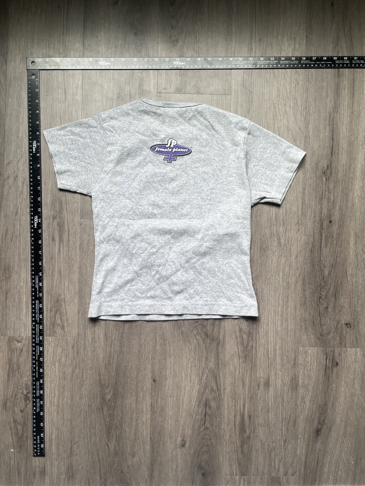 Other Y2K Female Planet “Don’t Dance with Ugly Guys” T-shirt(Sz.M) Size M / US 6-8 / IT 42-44 - 4 Thumbnail