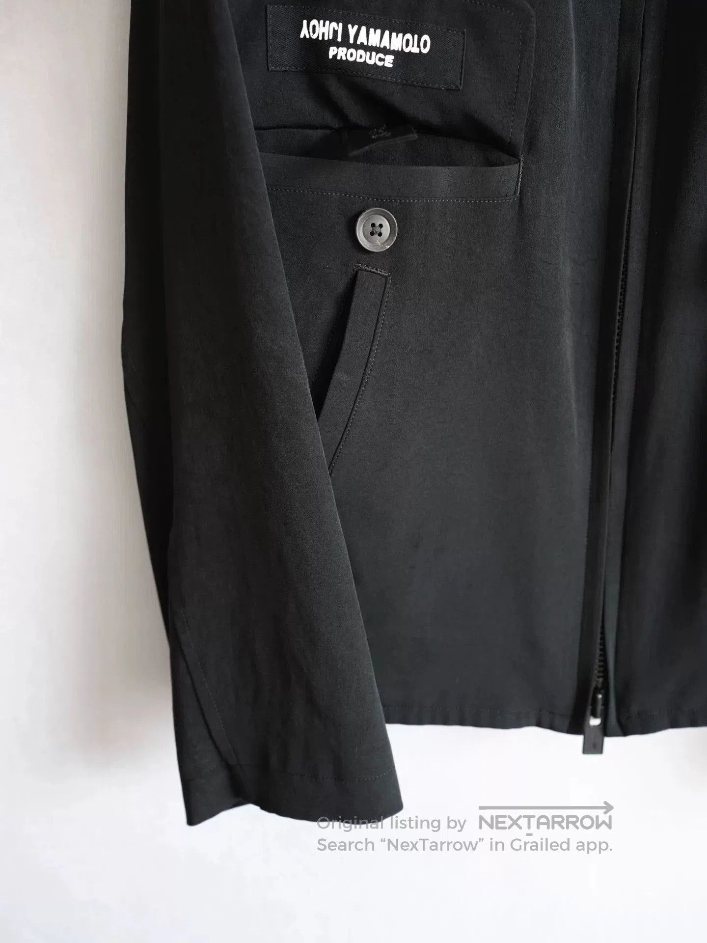 Yohji Yamamoto yohji yamamoto zipper jacket in black. Size US S / EU 44-46 / 1 - 5 Thumbnail