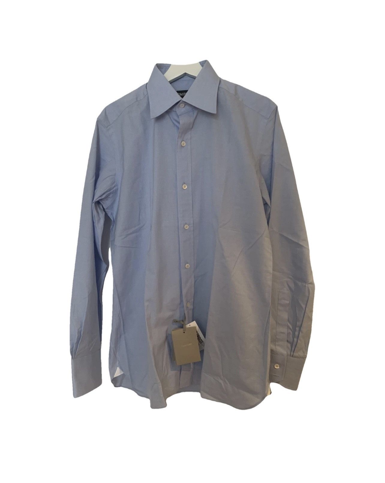Tom Ford TOM FORD dress Shirt 41 / 16 blue tartan Size US L / EU 52-54 / 3 - 1 Thumbnail