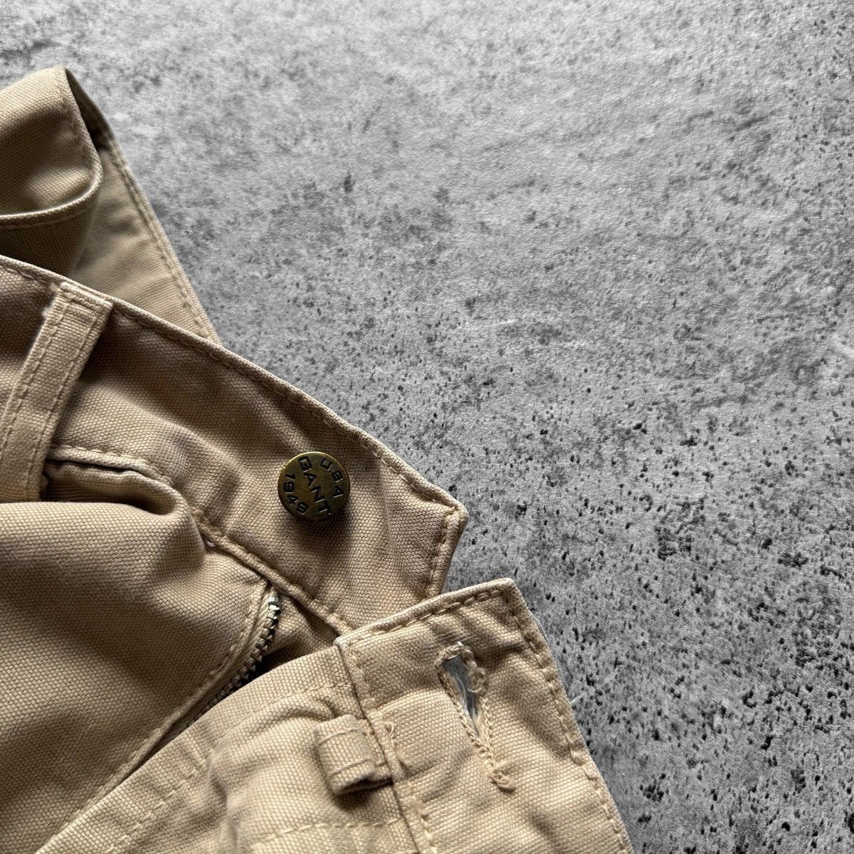 Gant Gant Mens Beige Jeans Pants Classic Straight Casual Trousers Size US 33 - 4 Thumbnail