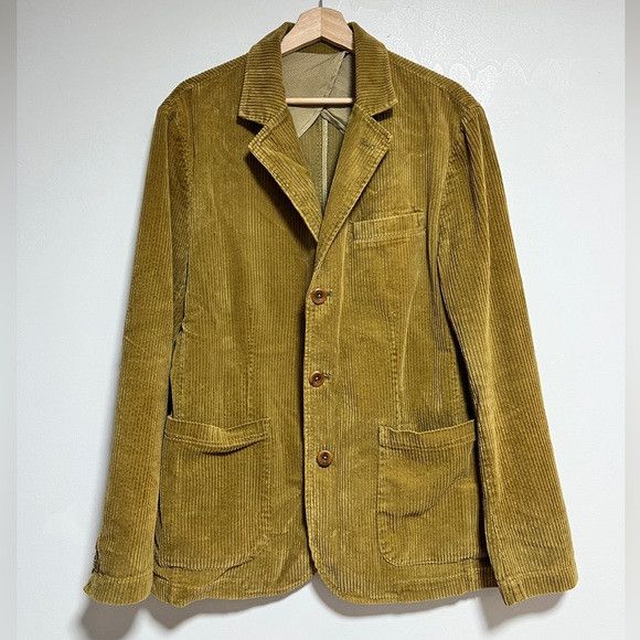 Alex Mill Alex Mill Corduroy Blazer Jacket - Large - Olive / Mustard Size US L / EU 52-54 / 3 - 2 Thumbnail