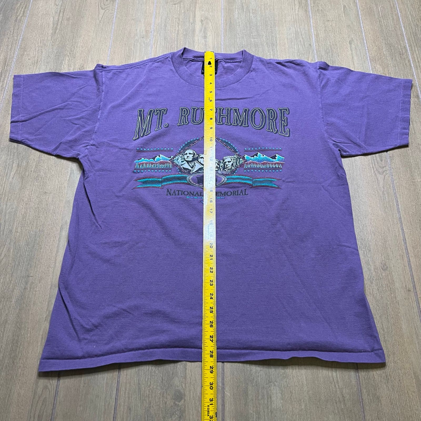 Vintage Vintage 90s Mt Rushmore National Memorial t shirt XL USA Size US XL / EU 56 / 4 - 6 Thumbnail