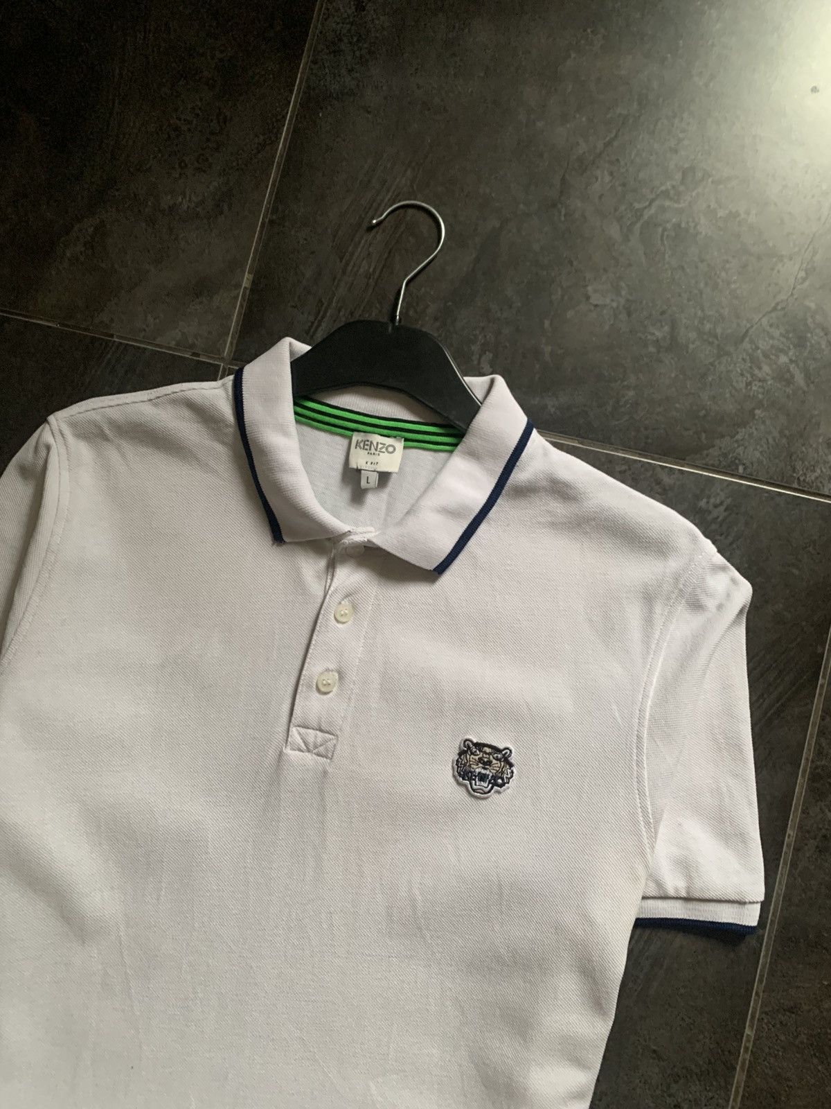 Kenzo Kenzo Kid Tiger Logo Polo white Size US L / EU 52-54 / 3 - 2 Thumbnail