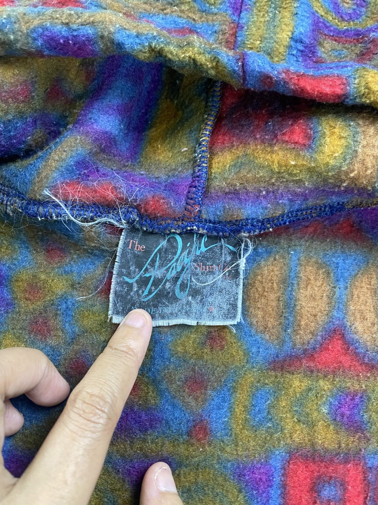 Vintage × Whistles Vtg 90s Whistler Blackcomb Full Navajo Printed Fleece Size US L / EU 52-54 / 3 - 8 Thumbnail