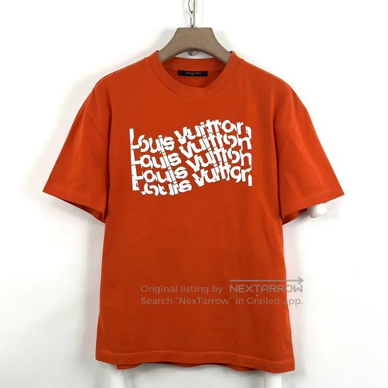 Louis Vuitton Louis Vuitton Orange wave bullet screen logo knitted short Size US M / EU 48-50 / 2 - 1 Thumbnail