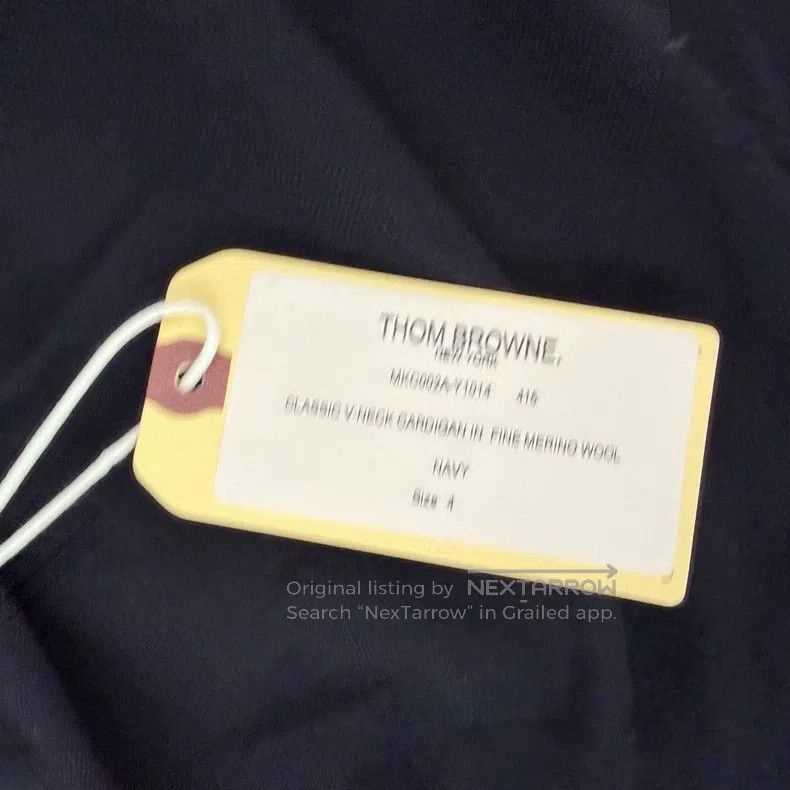 Thom Browne Thom Browne Black Wool Open-Cardigan Size US XL / EU 56 / 4 - 4 Thumbnail