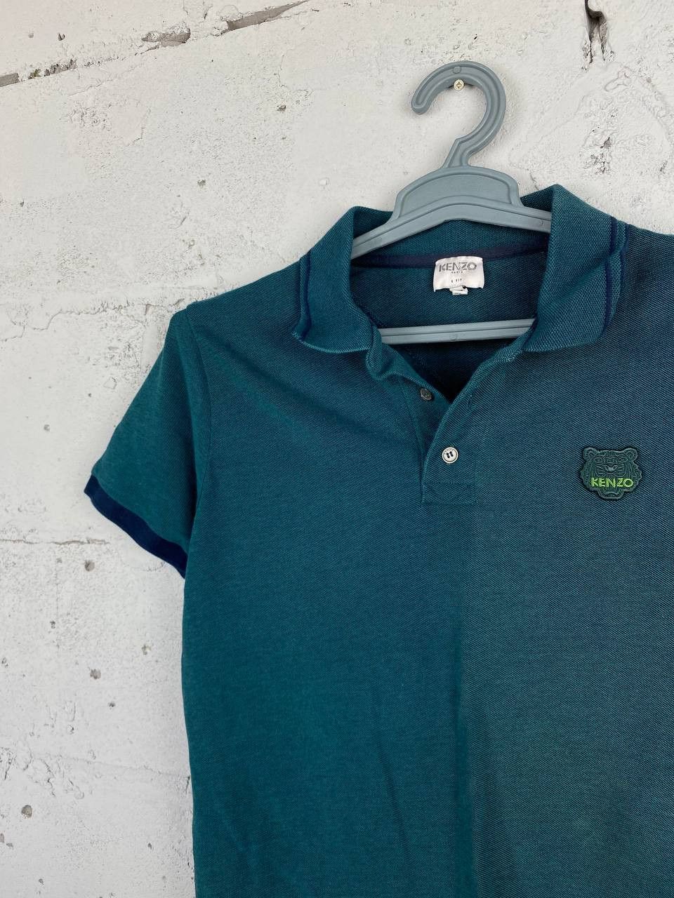 Kenzo Kenzo Paris Cotton Polo Shirt Tee Tiger Logo Size US S / EU 44-46 / 1 - 1 Thumbnail