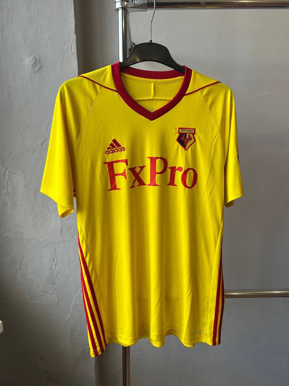Adidas 2017/18 WATFORD FC HOME SOCCER JERSEY FOOTBALL SHIRT ADIDAS Size US XL / EU 56 / 4 - 2 Thumbnail