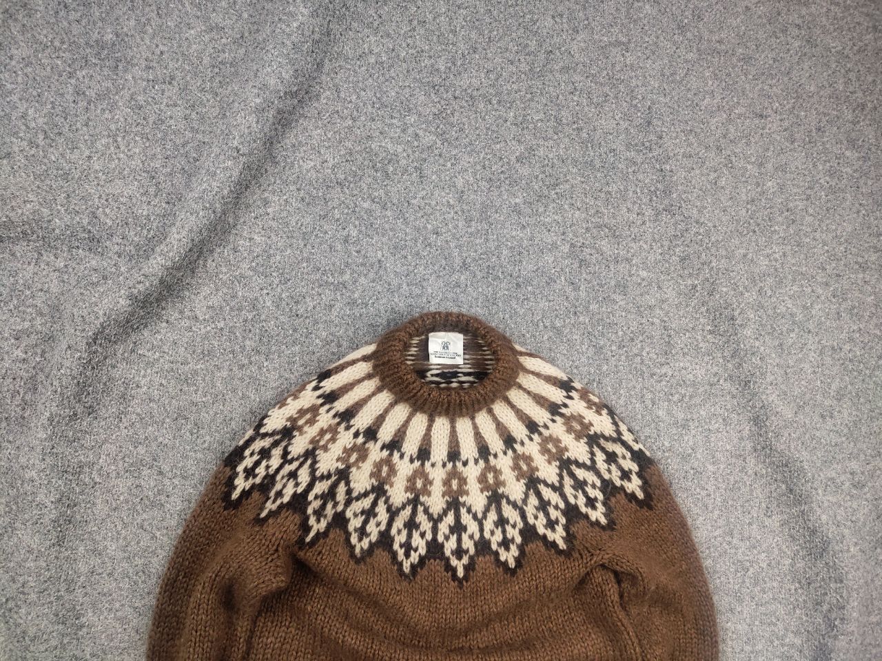 Dale Of Norway The Hand Knitted Association Pattern Wool Sweater Vintage Size US S / EU 44-46 / 1 - 1 Thumbnail