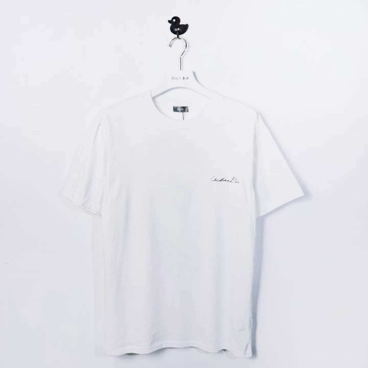 Dior White Short-Sleeve Crew Neck Shirt Size US S / EU 44-46 / 1 - 1 Thumbnail