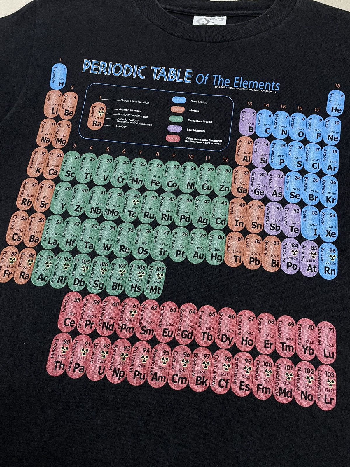 Vintage Periodic Table of The Element Vintage Y2K Chicago Expression Size US S / EU 44-46 / 1 - 6 Thumbnail
