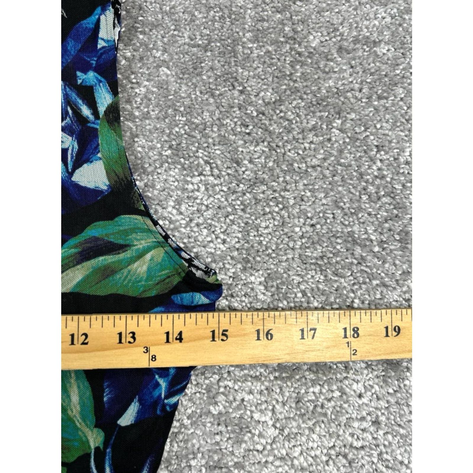 White House Black Market White House Black Market Dress Womens 2XS Blue Floral Bodycon Sleeveless V-Neck Knee Length Pullover Casual Polyester Size XXS / US 00 / IT 34 - 7 Thumbnail